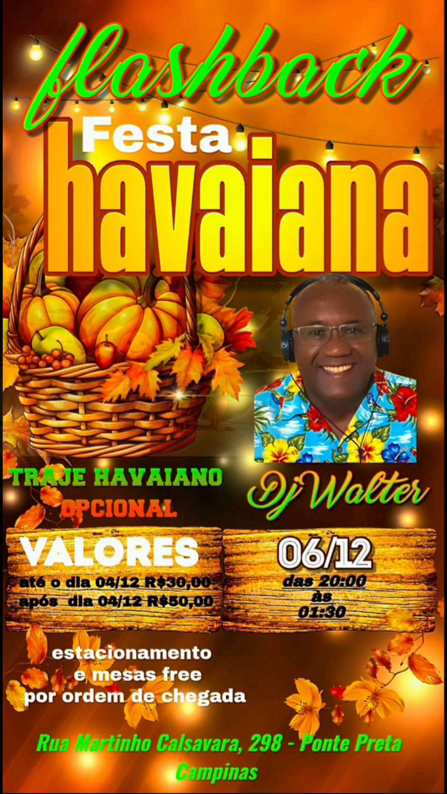 FLASHBACK NOITE HAVAIANA